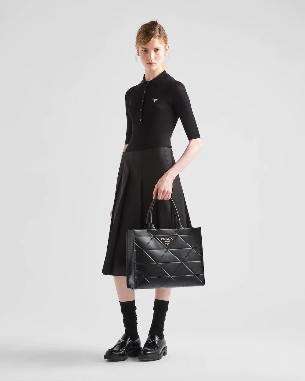 PRADA SYMBOLE BLACK TOTE BAG
