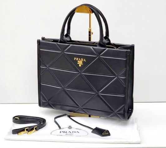 PRADA SYMBOLE BLACK TOTE BAG