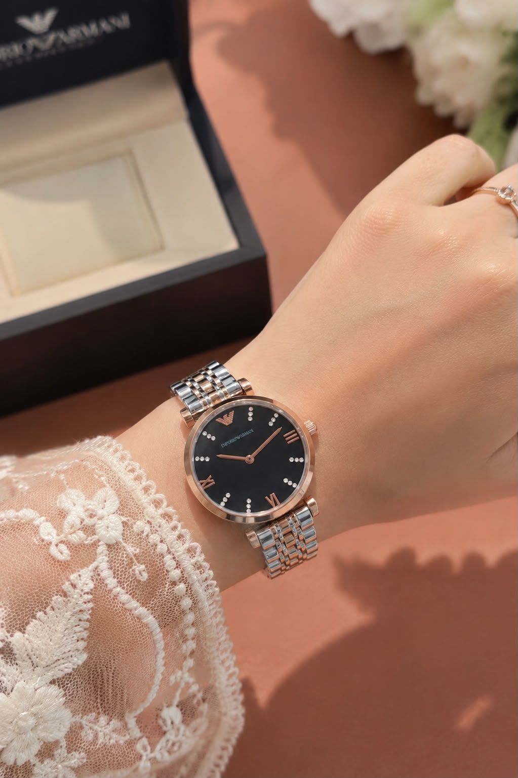 Emporio Armani New Updated Diamonds Zoom Face