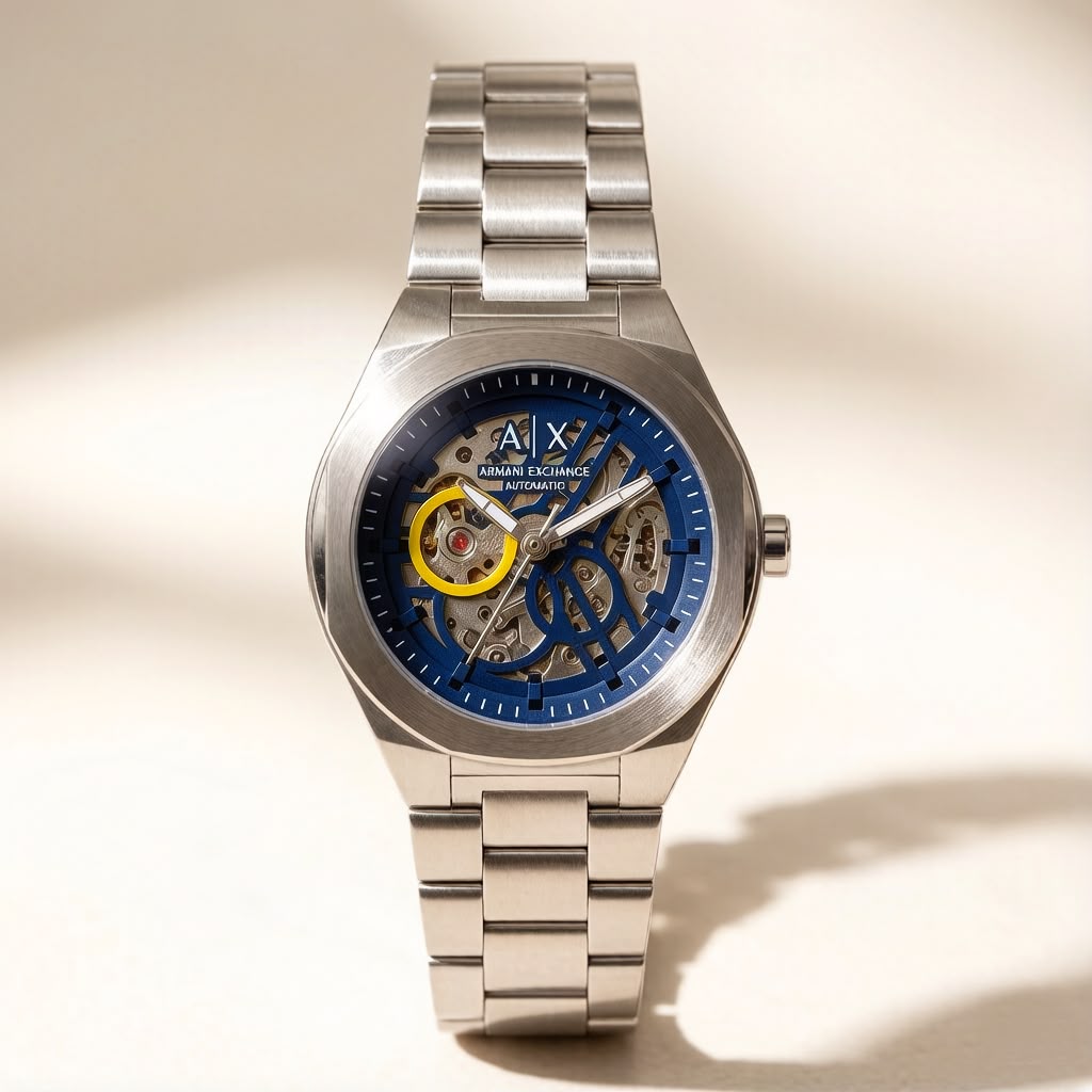 Armani Exchange Blue Automatic
