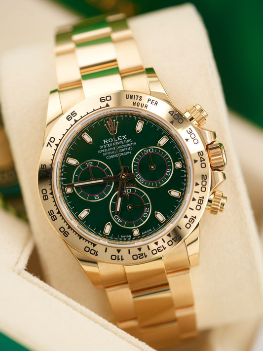 Rolex Cosmograph Daytona Green With OG Box