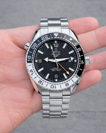 OMEGA Seamaster Planet Ocean GMT Dual Time Zone With OG Box