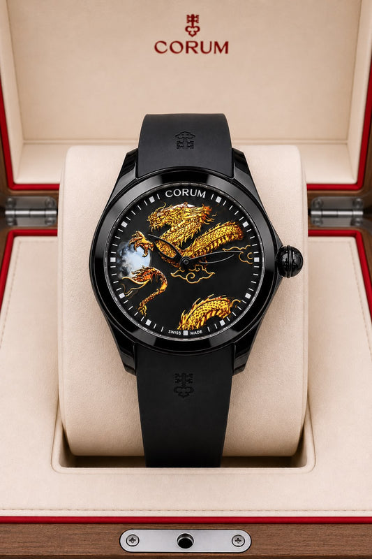 Corum Bubble 47 Year of The Dragon With OG Box