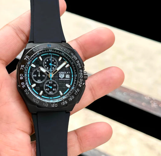 TAG HEUER FORMULA 1 SEMI BLUE CHRONOGRAPH