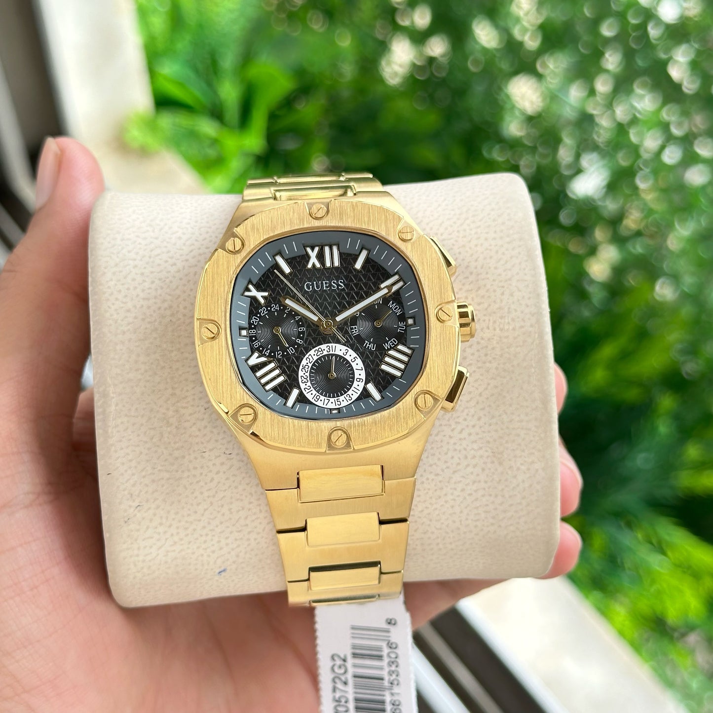 Guess Golden Headline Chronograph With OG BOX