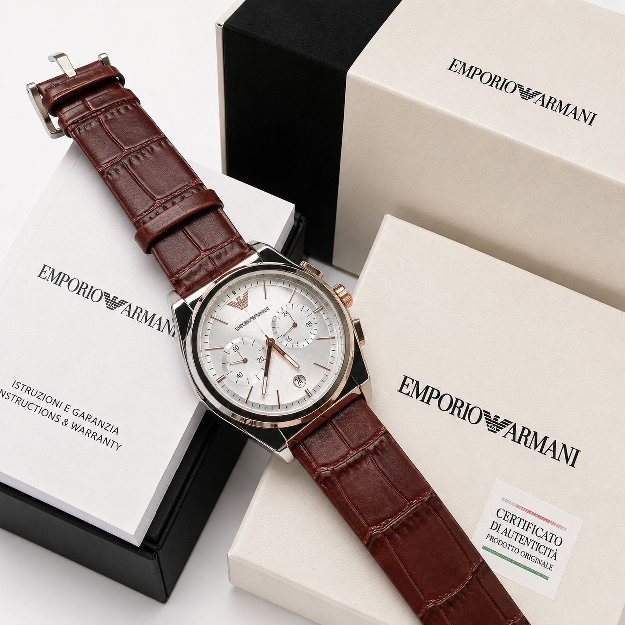 Emporio Armani Men’s Watches Chrono Working