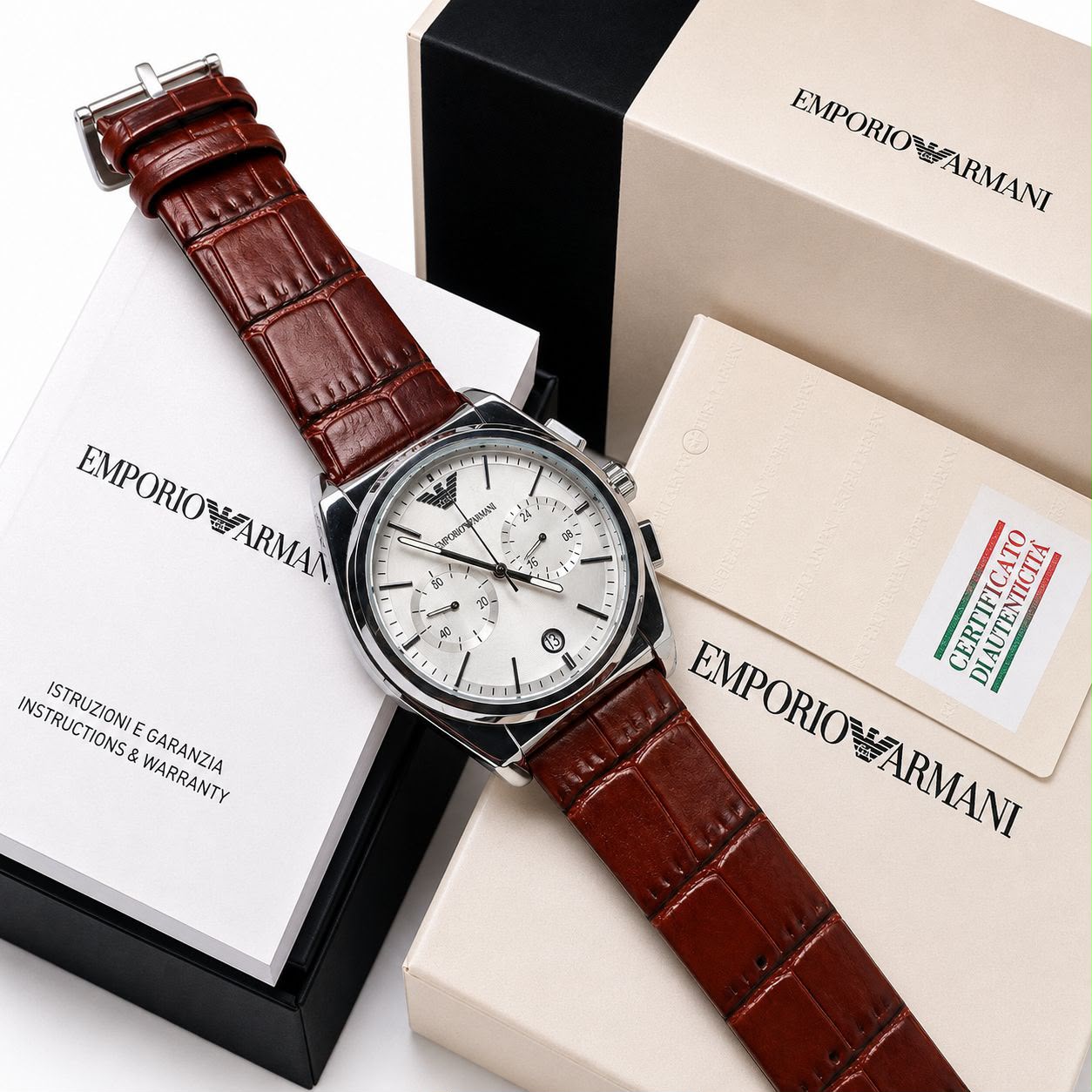 Emporio Armani Men’s Watches Chrono Working