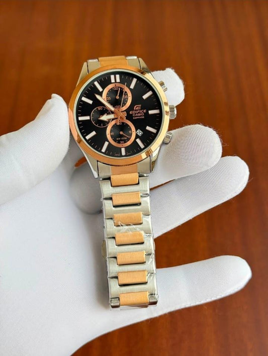 Edifice Two Tone Chronograph
