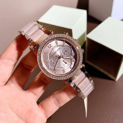 Michael Kors Pink Parker watch
