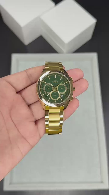 Rado HyperChrome Green chronograph Watch