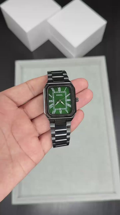 Fossil Green Crossby Analog Watch
