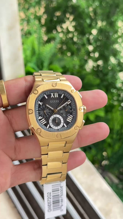 Guess Golden Headline Chronograph With OG BOX