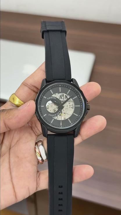 Armani Exchange Black Automatic Watch