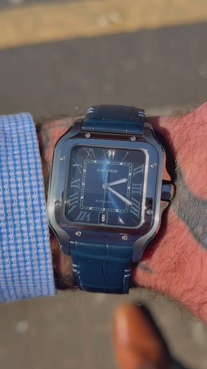 Cartier Blue Automatic DE SANTOS