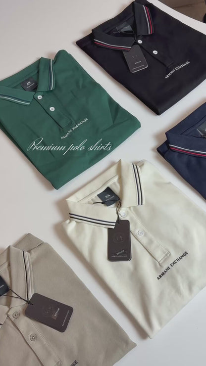 ARMANI EXCHANGE PREMIUM POLO T-SHIRTS