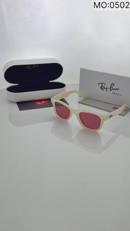 RAYBAN WHITE RED CANDY