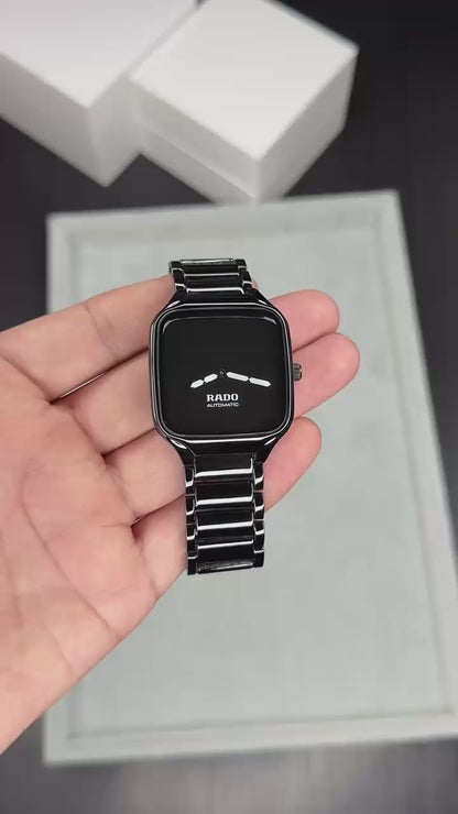 Rado True Square With Full Black colour