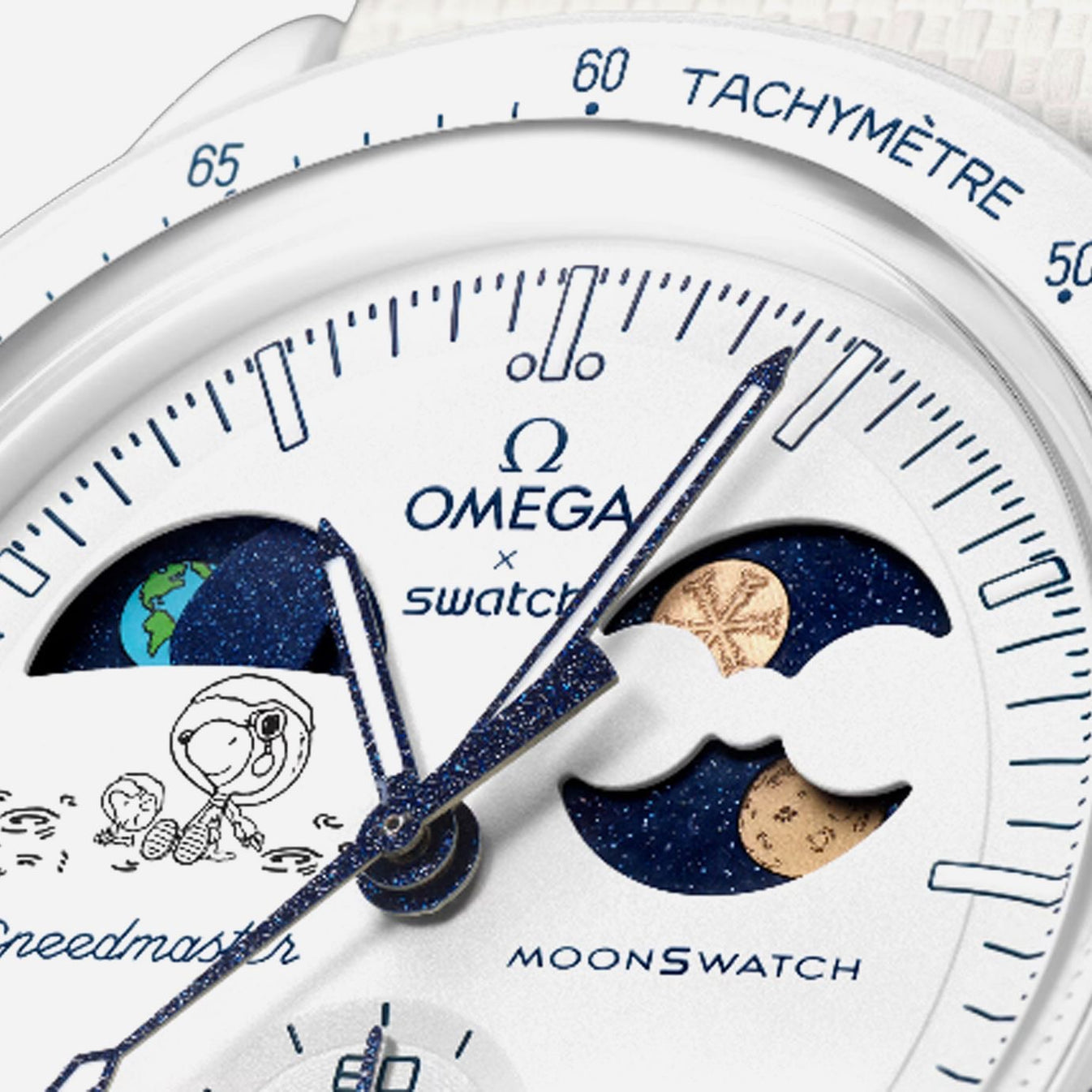 Swatch X Omega Bioceramic Moon 'Mission To Earthphase Moonshine Gold Cold Moon'