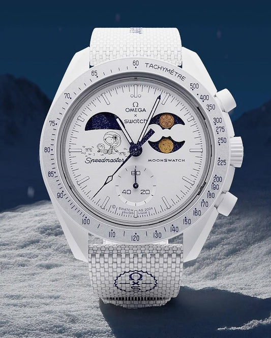 Swatch X Omega Bioceramic Moon 'Mission To Earthphase Moonshine Gold Cold Moon'