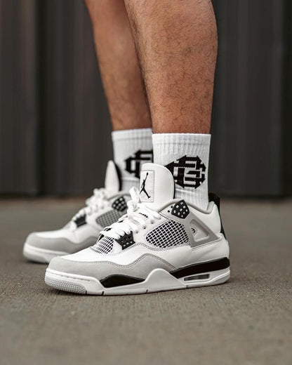 Nike Air Jordan Retro 4 Military Black Semi UA