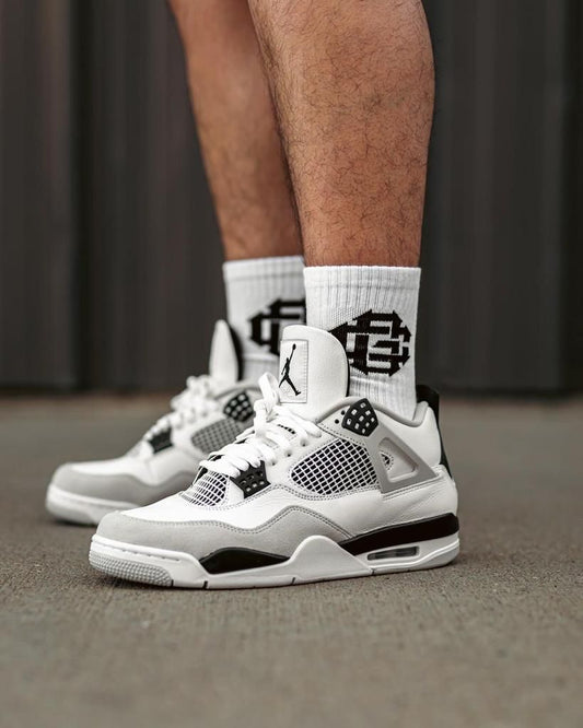 Nike Air Jordan Retro 4 Military Black Semi UA